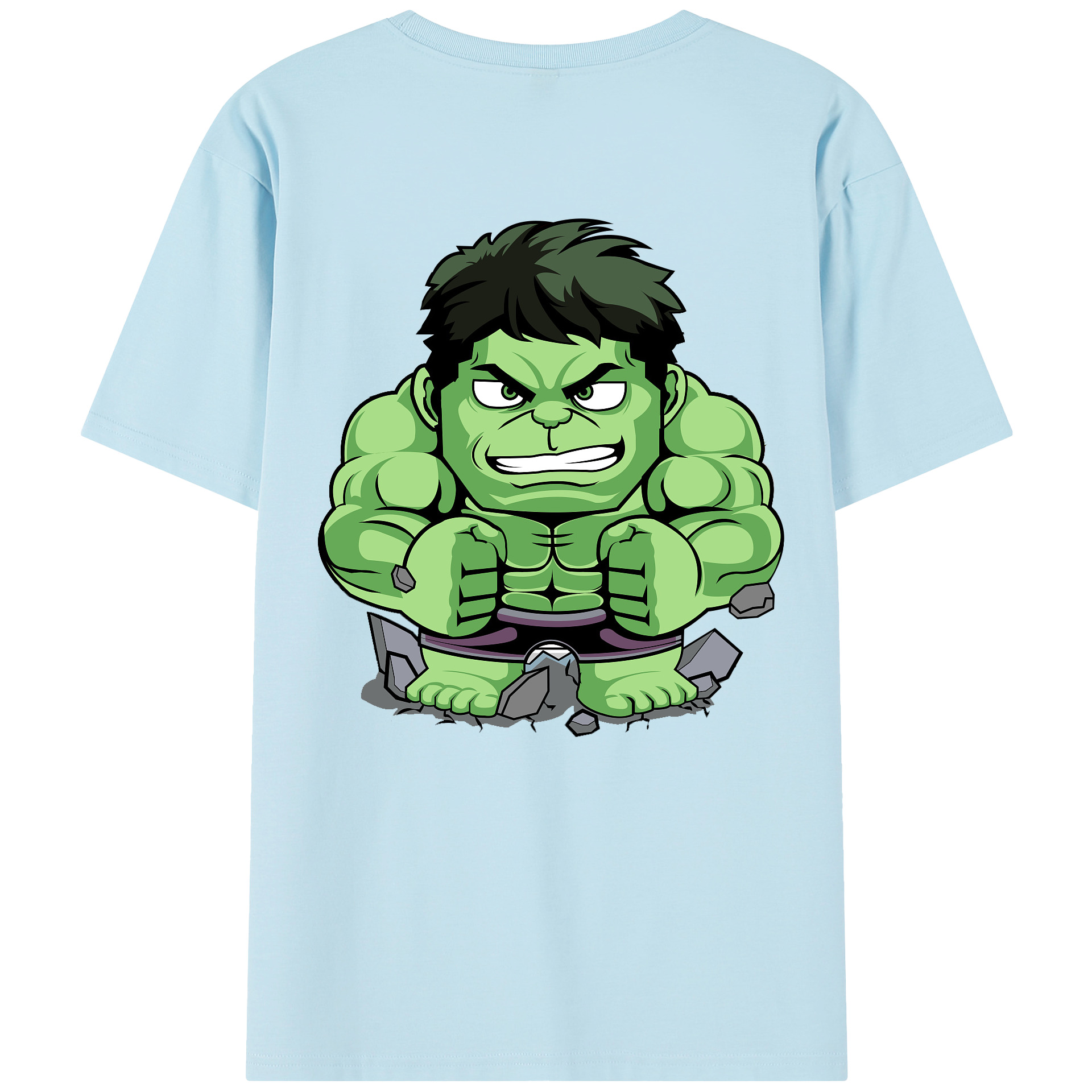 （画像用） アベンジャーズ The Avengers 綿100％半袖Tシャツ（背面プリント）